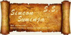 Simeon Suminja vizit kartica